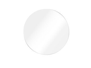 PNG bright mirror surface with transparent reflection, plastic panel frame, glass texture, shiny light glare, rectangle banner and isolated screen background

