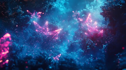 Enchanting Underwater Coral Reef Scene