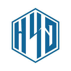 HKD letter design. HKD letter technology logo design on a white background. HKD Monogram logo design for an entrepreneur and business