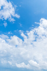 夏の空　澄んだ青空と雲302