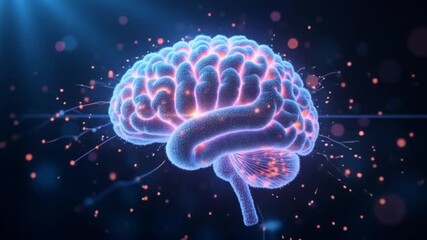 Dynamic neural network visualization sparks innovation and complex thought processes in stunning digital art. AI generative video - Powered by Adobe