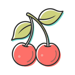 cherry vector illustration