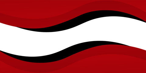 Vector red line background curve element with white space for text and message design, overlapping layers, vector