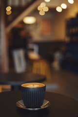 cup of coffee on the table