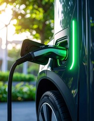 EV charging station in progress