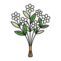 A vibrant pink orchid in a glass vase is a beautiful spring decoration.