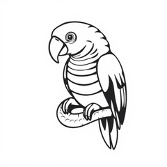Parrot and Snake Animal Icon