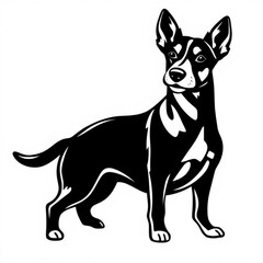 Patterdale Terrier SVG Icon