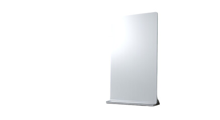 Blank, vertical,  promotional display stand