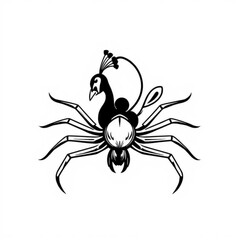 Peacock Spider Animal Icon