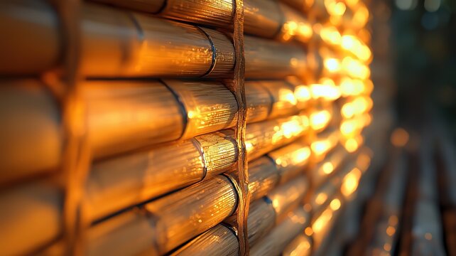 Bamboo blind casting computational shadows with pixelated zen gradients
