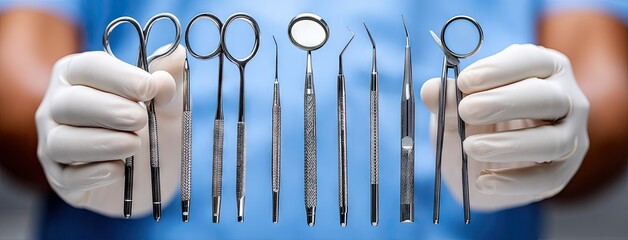 Surgeon prepares surgical instruments in operating room during complex procedure at a hospital