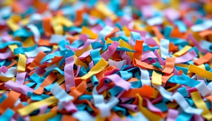 confetti in an array of colors.