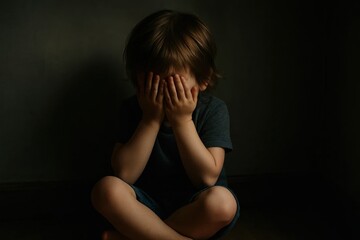 Obraz premium A Moment of Reflection in Darkness