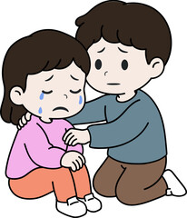 슬픔 위로 눈물