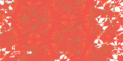 orange abstract floral pattern background illustration, beautiful abstract background. Abstract background with lines Vector abstract futuristic digital landscape with lines. Geometric lines pattern.