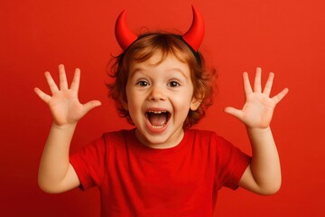 A Child's Halloween Exuberance