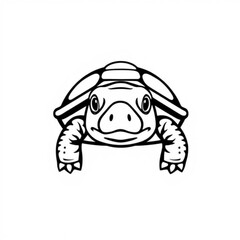 Fototapeta premium Pig-Nosed Turtle Animal Icon