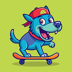 Fototapeta premium funny cartoon horse