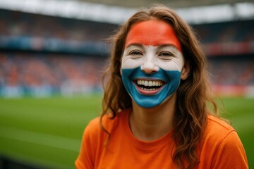 A Fan's Passion at a Match