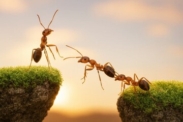 A Symbiotic Dance at Dusk