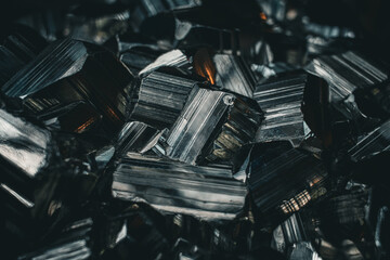 Close up of a pile of old rusty metal parts