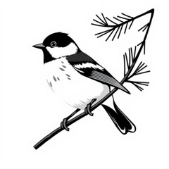 Pine Siskin Animal Icon