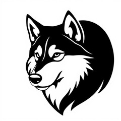 Pitsky Animal Icon - Black