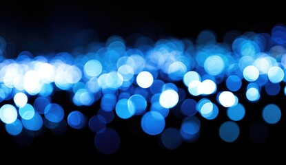 Abstract bokeh lights in shades of blue (1)