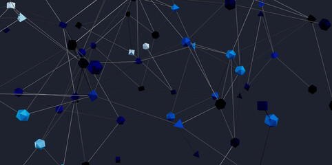 Modern abstract background.  Network, connection, technology concept.  Ideal for presentations and websites.