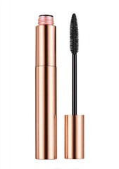 Obraz premium Rose gold mascara tube