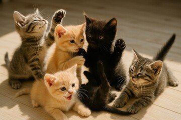 A symphony of colors and curiosity