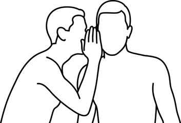 Gossip secrets whisper secret talking ear sharing information