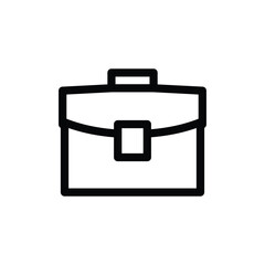 work bag outline icon vector design good for web or mobile app