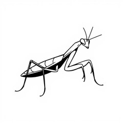 Praying Mantis Animal Icon