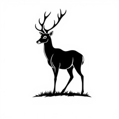 Obraz premium Pre-David's Deer Animal Icon