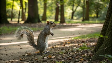Squirrel in Natural Habitat