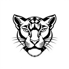 Puma Black Animal Icon