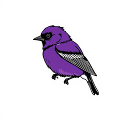 Purple Finch Animal Icon