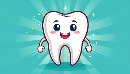 Cute cartoon tooth (1)