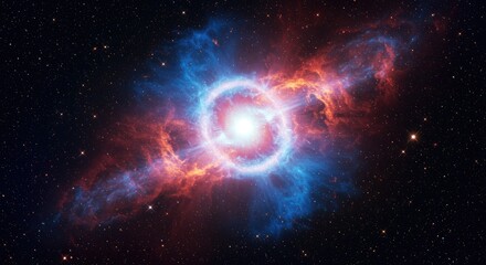 A luminous supernova bursting with energy in a far-off galaxy