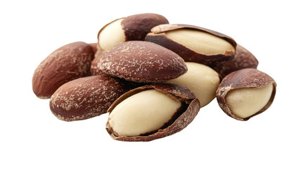 Obraz premium Brazil nuts on transparent background