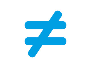 Obraz premium unequal icon