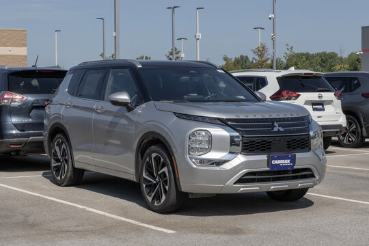 Used Mitsubishi Outlander at a CarMax dealership. With price concerns, CarMax sells used cars with upfront prices. MY:2023