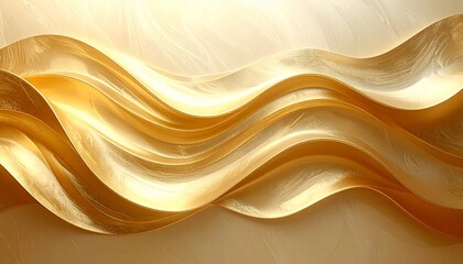 The background abstract of the warm golden sunlight and amber glow