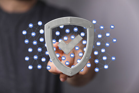 Ensuring secure file sharing and data protection within a network system.  Robust security measures.