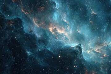 Fototapeta premium Vibrant cosmic galaxies featuring dazzling nebulae and planetary formations for passionate space enthusiasts and digital creators seeking stunning celestial imagery