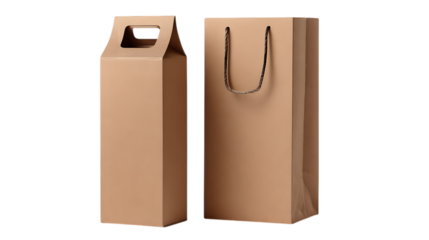 Elegant wine bottle packaging solutions showcasing premium presentation and retail design for brand appeal Isolated on white background