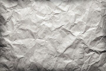 Crinkled paper texture in grayscale