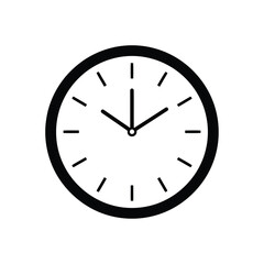 Analog clock face with hands indicating time